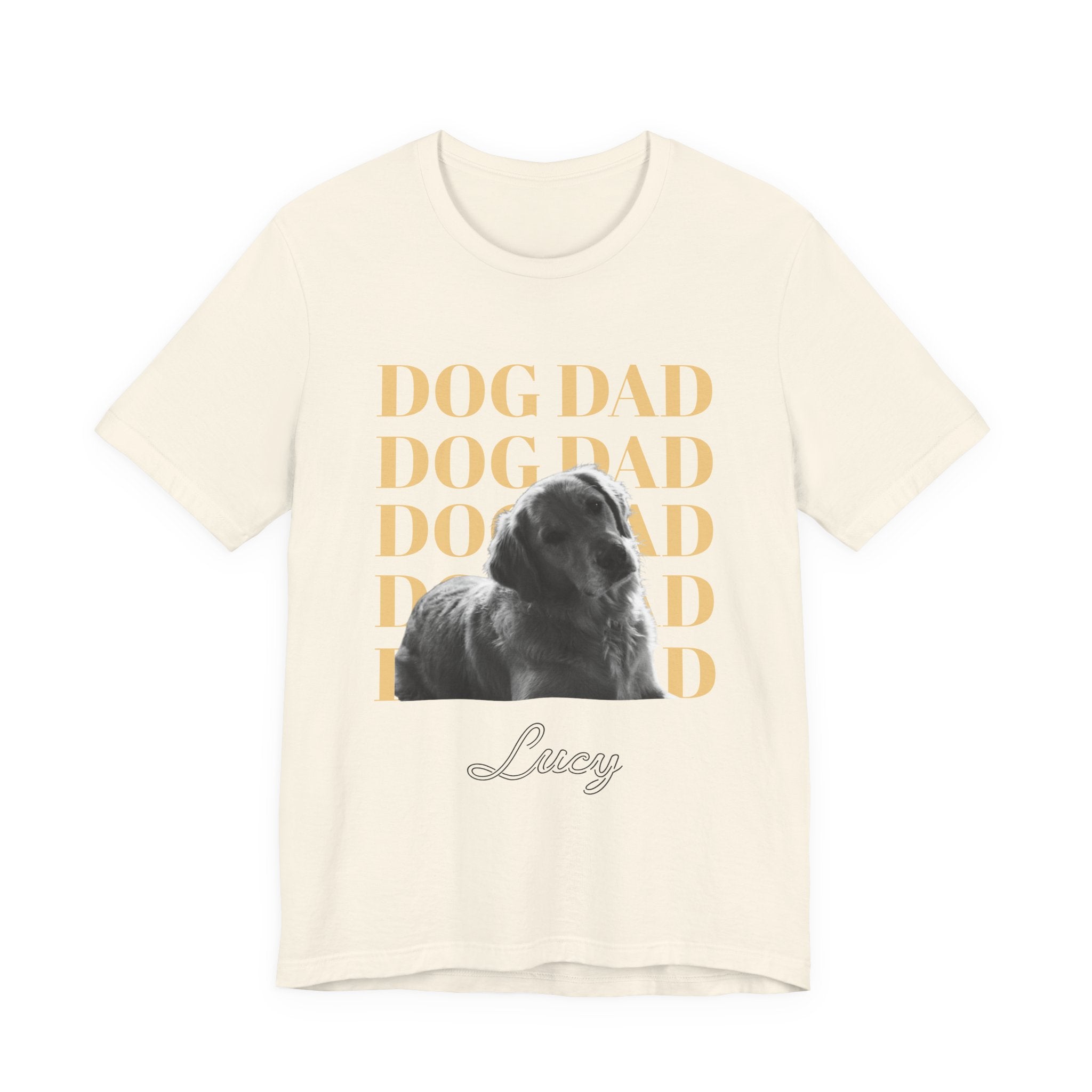 Custom Dog Dad Shirt — Your Dog's Photo + Name