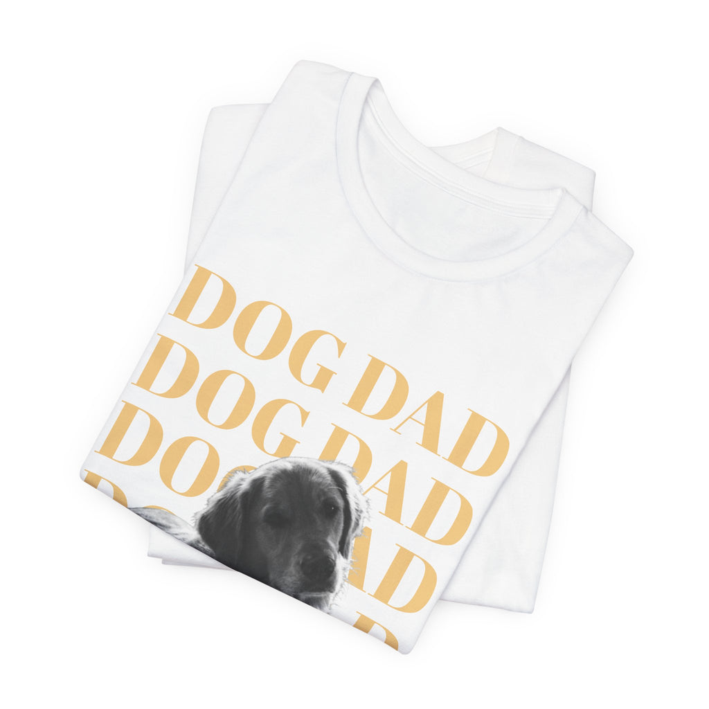 Custom Dog Dad Shirt — Your Dog's Photo + Name