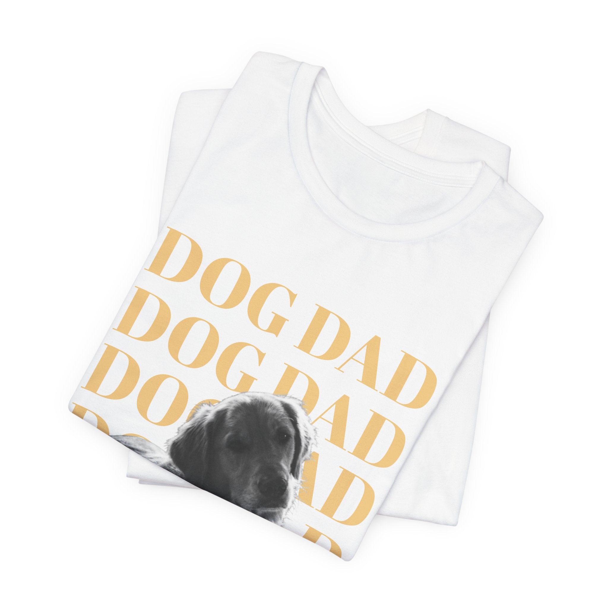 Custom Dog Dad Shirt — Your Dog's Photo + Name