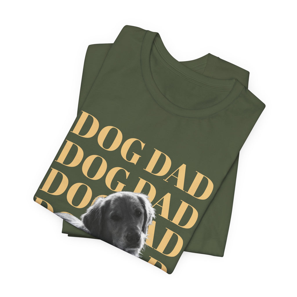 Custom Dog Dad Shirt — Your Dog's Photo + Name