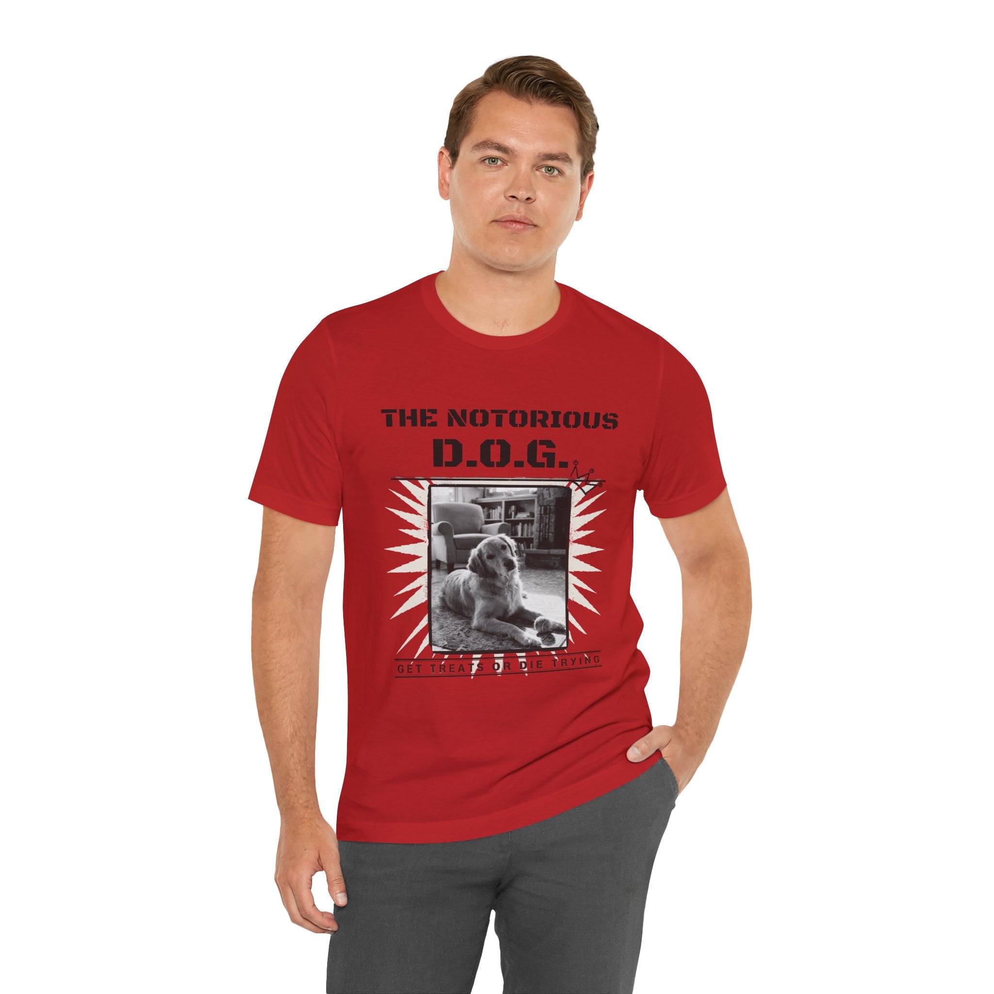 Custom Dog Album Cover Shirt — Your Dog's Photo + Name