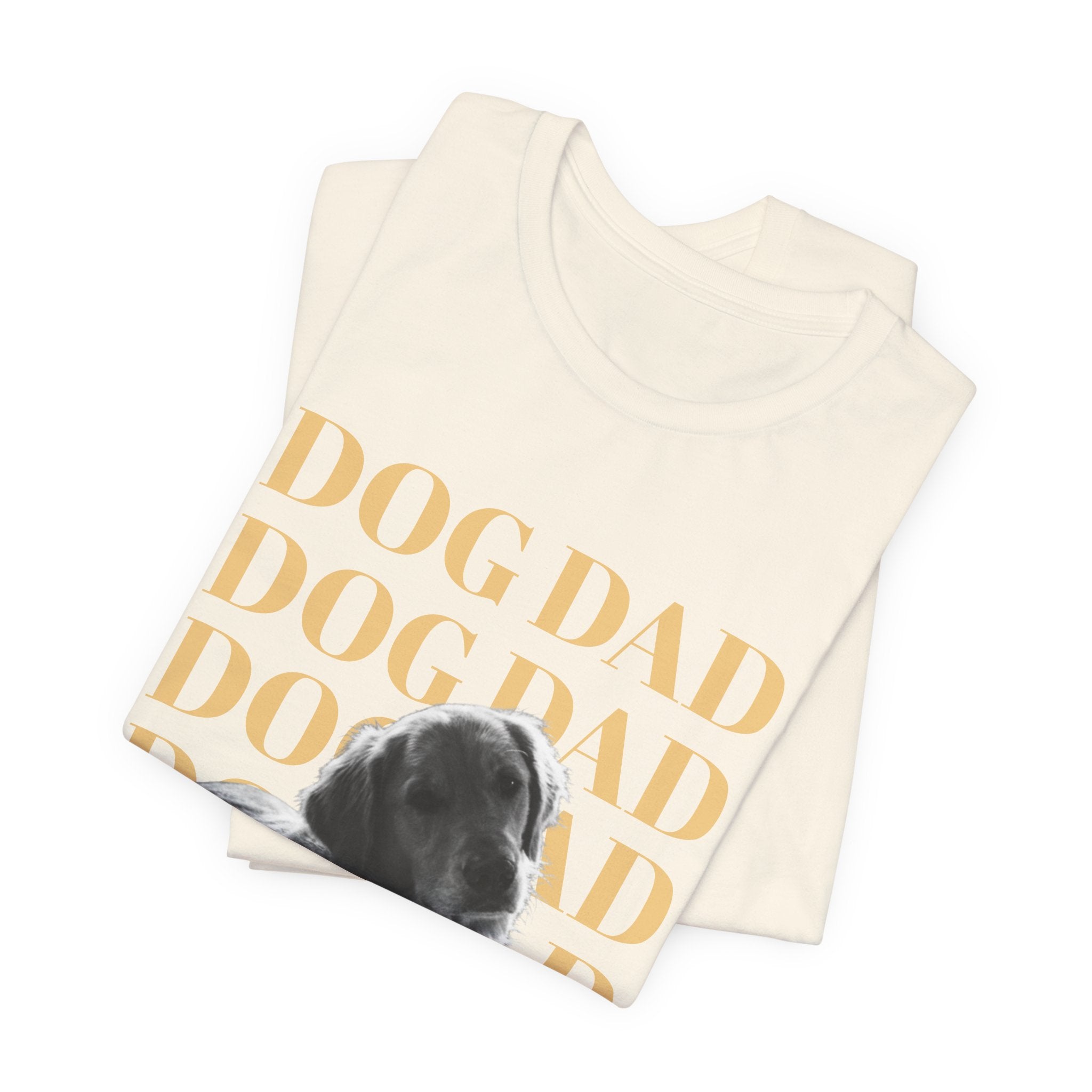Custom Dog Dad Shirt — Your Dog's Photo + Name