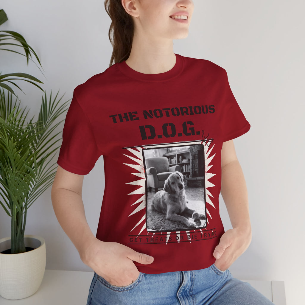 Custom Dog Album Cover Shirt — Your Dog's Photo + Name