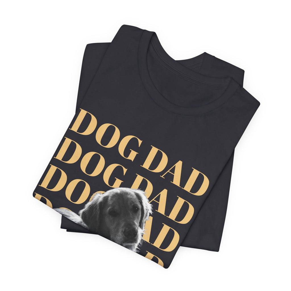 Custom Dog Dad Shirt — Your Dog's Photo + Name