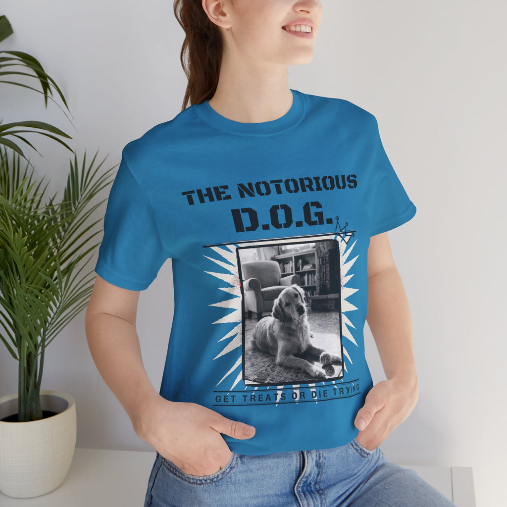 Custom Dog Album Cover Shirt — Your Dog's Photo + Name