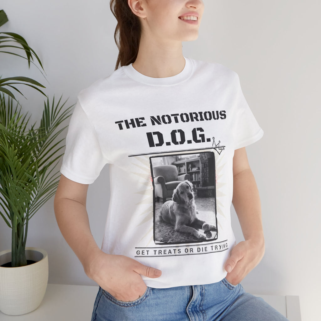 Custom Dog Album Cover Shirt — Your Dog's Photo + Name