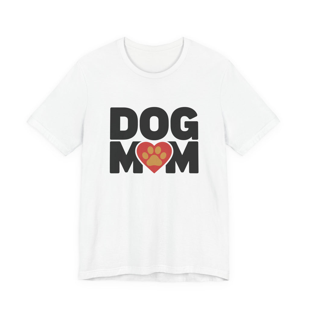 Dog Mom -- Classic Heart Paw T-Shirt