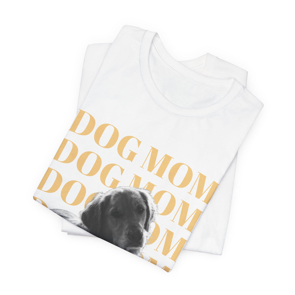 Dog Mom Tee — Personalized Pet Photo T‑Shirt